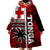 Tonga Kupesi Ngatu Wearable Blanket Hoodie Proud Tonga with Flag and Palm Tree LT9 - Polynesian Pride