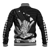 Hawaii Shaka Sign Baseball Jacket Black Version LT9 - Polynesian Pride