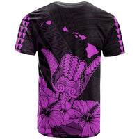 Hawaii Shaka Sign T Shirt Purple Version LT9 - Polynesian Pride