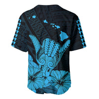 Hawaii Shaka Sign Baseball Jersey Blue Version LT9 - Polynesian Pride