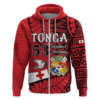 Custom Tonga Hoodie Emancipation Day Happy 53rd Independence Anniversary LT9 - Polynesian Pride