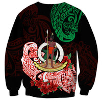 (Custom Personalised) Vanuatu Sweatshirt Polynesian Floral Tribal LT9 - Polynesian Pride
