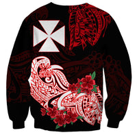 Wallis et Futuna Sweatshirt Polynesian Floral Tribal LT9 - Polynesian Pride