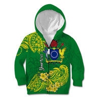 (Custom Personalised) Cook Island Kid Hoodie Polynesian Floral Tribal LT9 - Polynesian Pride
