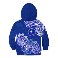 (Custom Personalised) FSM Chuuk State Kid Hoodie Polynesian Floral Tribal LT9 - Polynesian Pride