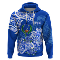 FSM Pohnpei State Hoodie Polynesian Floral Tribal LT9 - Polynesian Pride