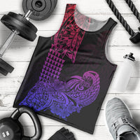 Hawaii Kakau Men Tank Top Polynesian Floral Tribal Gradient Version LT9 Gradient - Polynesian Pride