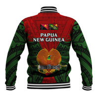 Papua New Guinea Baseball Jacket Chimbu Province Mix Coat Of Arms Polynesian Art LT14 - Polynesian Pride