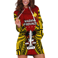 Papua New Guinea Hoodie Dress Madang Province Mix Coat Of Arms Polynesian Art LT14 - Polynesian Pride