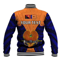 (Custom Personalised) Papua New Guinea Baseball Jacket New Ireland Province Mix Coat Of Arms Polynesian Art LT14 - Polynesian Pride