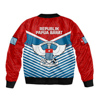 West Papua Bomber Jacket Coat Of Arms And Morning Star Flag LT14 - Polynesian Pride
