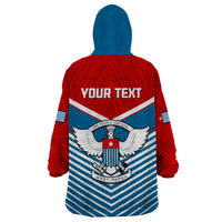 (Custom Personalised) West Papua Wearable Blanket Hoodie Coat Of Arms And Morning Star Flag LT14 - Polynesian Pride