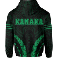 Polynesian Kakau Kanaka Map Hawaii Hoodie Sport Style Version 2.0 Green - Polynesian Pride