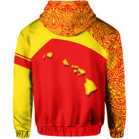 Kanaka Polynesian Mauna Kea Zipper Hoodie Vera Style - Polynesian Pride