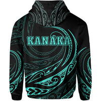 Kanaka Hoodie Frida Style Turquoise - Polynesian Pride