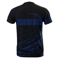 Hawaii T Shirt Frida Style Blue - Polynesian Pride
