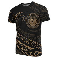 Hawaii T Shirt Frida Style Gold - Polynesian Pride