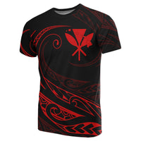 Kanaka T shirt Frida Style Red - Polynesian Pride
