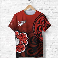 Lest We Forget T Shirt, Maori Poppy Flowers Shirt Unisex Black - Polynesian Pride