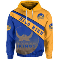 Hawaii Blue Football Jersey Hoodie - Polynesian Pride