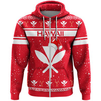Hawaii Christmas Hoodie (Zip up) Show Style - Polynesian Pride