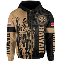 Hawaii King Polynesian Hoodie (Zip up) Lawla Style - Polynesian Pride