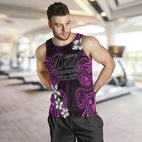 (Custom Personalised) Polynesian Fathers Day Men Tank Top I Love You In Every Universe - Pink LT8 - Polynesian Pride