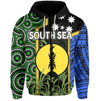 Custom South Sea Islanders Flag Style Hoodie New Caledonia LT6 - Polynesian Pride