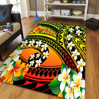 Hawaii Plumeria Polynesian Area Rug - Hope - AH - Polynesian Pride
