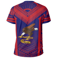 American Samoa Coat of Arms Polynesian T Shirt Active - Polynesian Pride