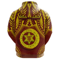 Tonga High School Hoodie Simple Polynesian - Polynesian Pride
