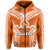 Custom Tailulu College Zip Hoodie Orange Style LT6 Orange - Polynesian Pride