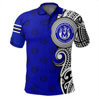 Custom Hawaii Polo Shirt Moanalua High Tribal Kakau Polo Shirt - Polynesian Pride