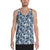 Hawaii Palm Trees And Tropical Branches - Hawaii Men's Tank Top AH White - Polynesian Pride