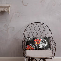 New Caledonia Polynesian Pillow - White Plumeria - Polynesian Pride
