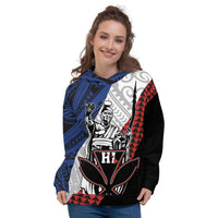 Hawaii Kanaka Cover Kakau Polynesian King Hoodie - Polynesian Pride