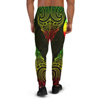 Guam Custom Sweatpant - Polynesian Patterns Reggae Color - Polynesian Pride