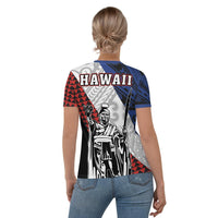 Hawaii Kanaka Cover Kakau Polynesian King Womens T Shirt - Polynesian Pride