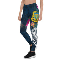 Tuvalu Leggings - Summer Vibes - Polynesian Pride