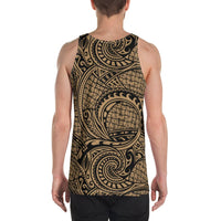 Polynesian Maori Lauhala Gold - Hawaii Men's Tank Top - Polynesian Pride