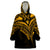 Nauru Gold Color Cross Style Wearable Blanket Hoodie LT9 Unisex One Size - Polynesian Pride