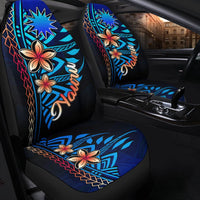 Nauru Car Seat Covers - Vintage Tribal Mountain - Polynesian Pride