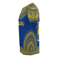 Nauru All Over T Shirt Nauru Coat Of Arms Polynesian Tattoo - Polynesian Pride