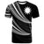 Nauru Custom T Shirt Wave Pattern Alternating White Color Unisex White - Polynesian Pride