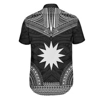 Nauru Polynesian Chief Shirt - Black Version - Polynesian Pride