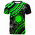 CNMI T Shirt Palm Leaf Texture Green Unisex Art - Polynesian Pride