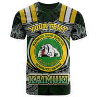 Hawaii Kaimuki High School T Shirt Custom Kaimuki High School Polynesian Pattern T Shirt LT10 - Polynesian Pride