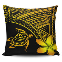 hawaiiPillow Cases - Hawaii Turtle Plumeria Yellow One Size 18"x18"(Twin Sides) Yellow - Polynesian Pride