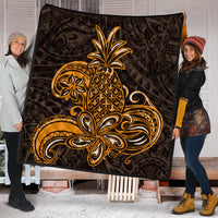 Hawaii Quilt - Tribe Pineapple Quilt - AH - Polynesian Pride