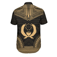 Pohnpei Polynesian Chief Shirt - Gold Version - Polynesian Pride